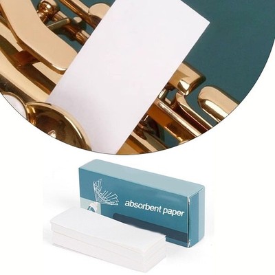 Clean Care Sheet Anti-Sticky Papers Flute Sax Clarinet Button Absorbent 100sheet