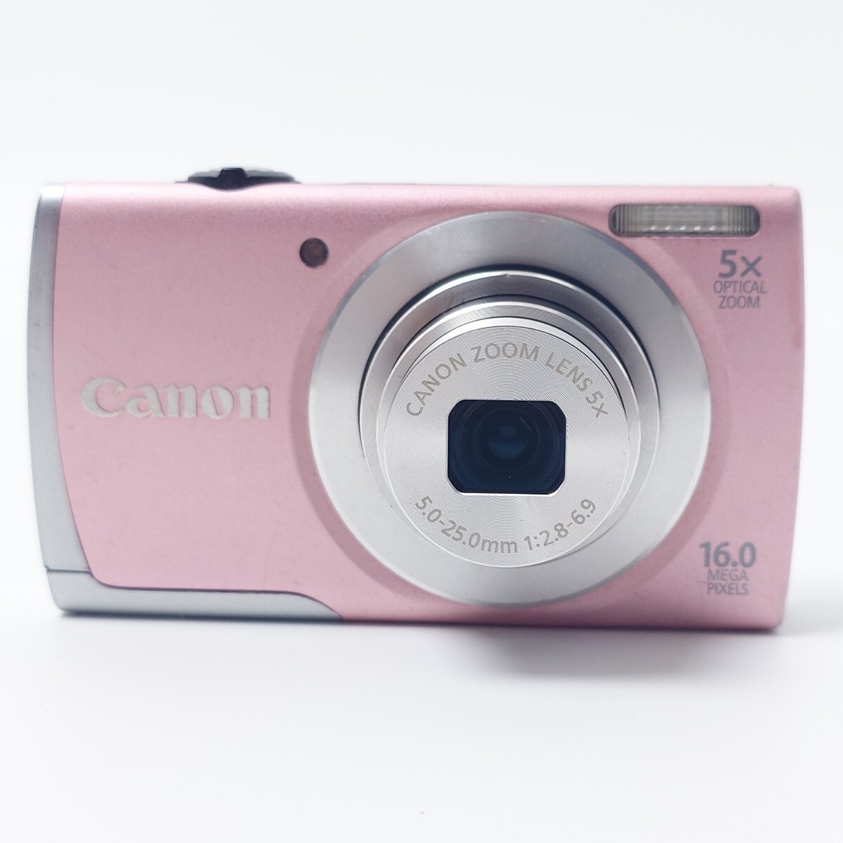 Canon PowerShot A2600 Pink Digital Camera 16.0MP 5x Optical Zoom