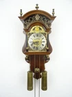 Sallander Warmink Vintage Antique Dutch Wall Clock 8 day (Hermle Friesian Era)