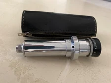 Micronta 20–70X Pocket Microscope with Case – Japan – Chrome Finish – Vintage