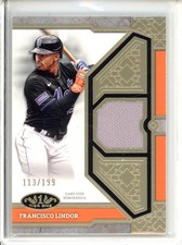 2024 Topps Tier One #T1R-FL Francisco Lindor Tier One Relics