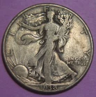 1938-D Liberty Walking Silver Half Dollar - 50C - No Reserve!