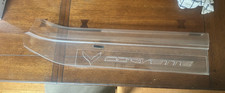 Corvette Clear Door Sill Protectors C7 Stingray, Z51 Z06 Clear w/ Embossed Logo