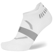 Balega Hidden Dry No Show Running Socks, White