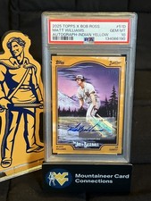 MATT WILLIAMS 2025 Topps Bob Ross Joy of Baseball INDIAN YELLOW Auto /25 PSA 10