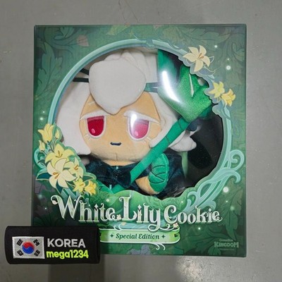 NEW Cookie Run Kingdom White Lily Cookie Plush Doll Limited Edition