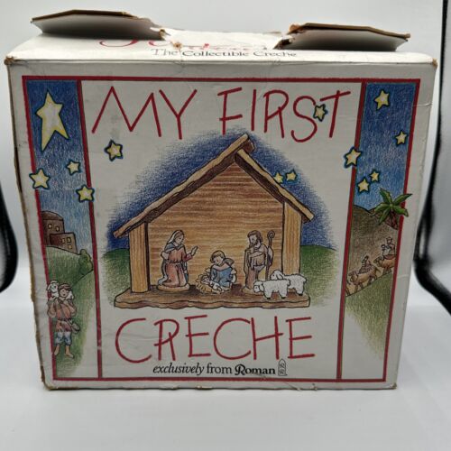 Fontanini By Roman "My First Creche" Starter Nativity Set 1989 Pink Angel 54109 - Picture 16 of 22