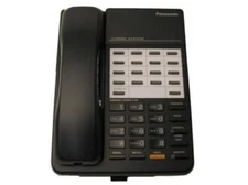 Panasonic KX-T7050 12-Buttons Monitor Phone Black *Refurbished*