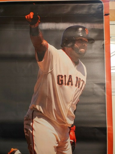 SAN FRANCISCO GIANTS VINYL BANNER PABLO SANDOVAL 2 SIDED 70x36 HEAVY DUTY THICK - Picture 2 of 4
