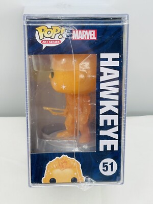 Funko Pop! Artist Series: Marvel Infinity Saga – Hawkeye Arancione, Figura Vinile Da Collezione 9,5 Cm Con Custodia Protettiva Premium - 2