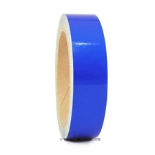 1 Roll Blue 1" x 30 feet Reflective Engineering Grade Tape Pinstripe