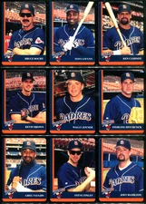 1998 Mothers Cookies SAN DIEGO PADRES Team Set BOCHY TONY GWYNN TREVOR HOFFMAN