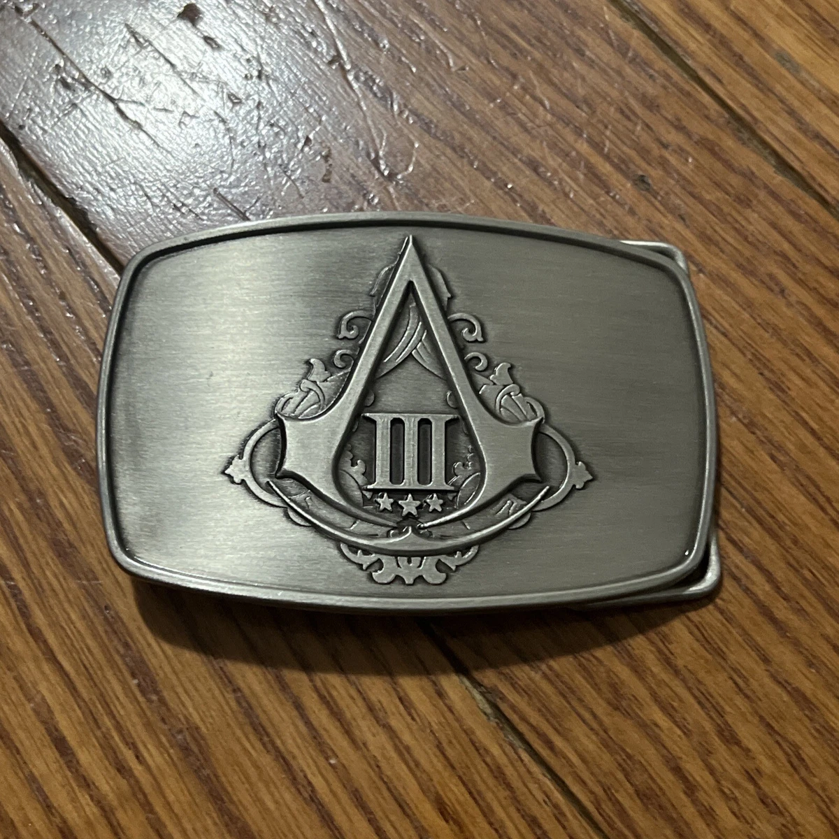 Assassins Creed 3 III Belt Buckle from Collectors NEW eBay