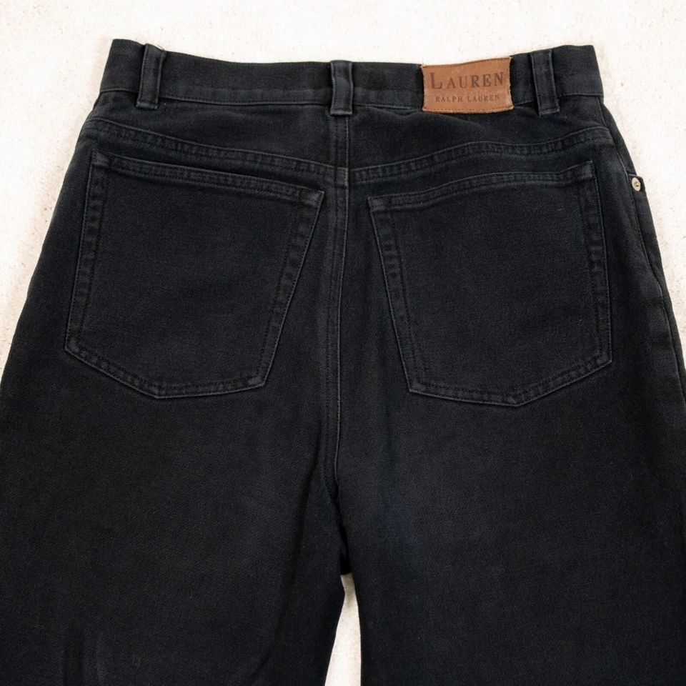 Pantalones negros Lauren Ralph Lauren para mujer talla 4 corte bota Foto 4 de 4