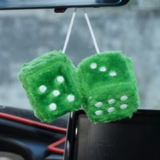 6cm Fuzzy Plush Dice Retro Square Plush Hanging Mirror Fuzzy Dices Car Decor 6cm Fuzzy Plush Dice Retro Square Plush Hanging Mirror Fuzzy Dices Car Decor