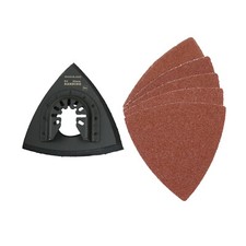 SHARK BLADES Multi Tool fitting 78mm Sander pad and 5 x P60 Sanding Sheets  