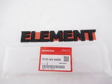 Genuine Oem Honda 75722-scv-a20zb Element Nameplate Badge Black 07-08 Element