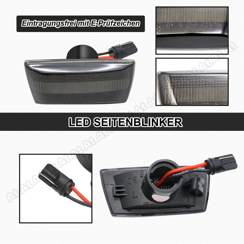 Led Seitenblinker für OPEL Adam Insignia A Meriva B Zafira B Astra J H Corsa D E - Bild 4 von 4