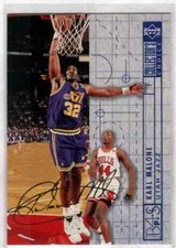Karl Malone 1994-95 Collector's Choice Gold Signature #397