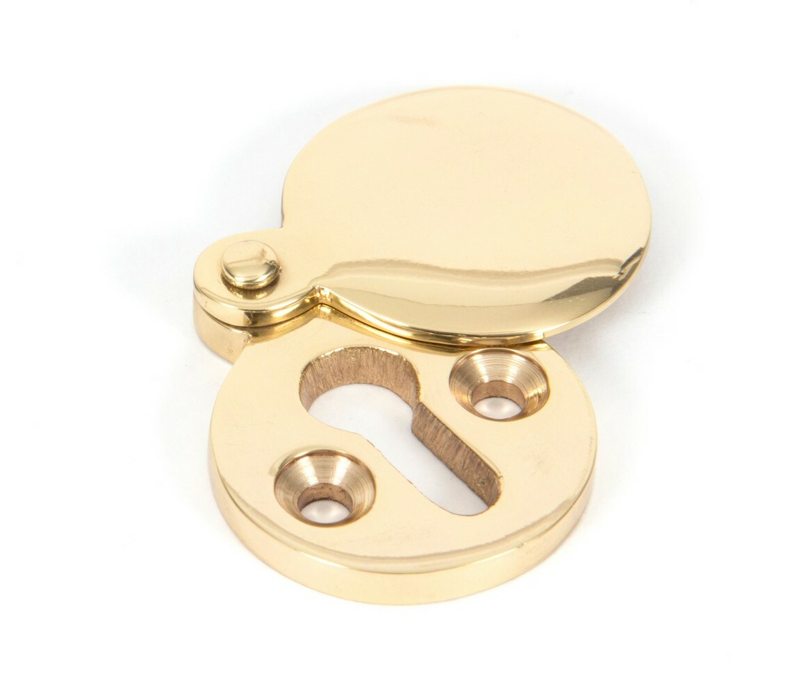 From The Anvil 83831 Polished Brass 30mm Round Escutcheon