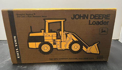 Pale gommate vintage Ertl John Deere attrezzature industriali 1/25 #507 - Foto 5 di 6