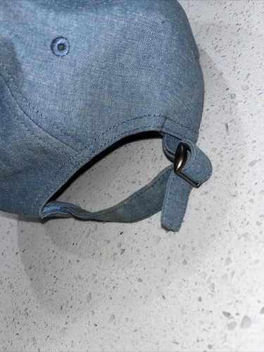 De Colección Eddie Bauer Outfitter Outdoor Béisbol Sombrero Gorra Azul Descolorido Correa Hechizo - Imagen 6 de 8