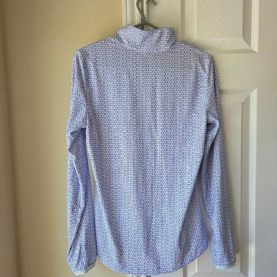 Polo Fairway & Greene Cuarto Cremallera Talla S Para Mujer Ellison Cremallera Simulada UPF 50+ $135 Foto 3 de 4