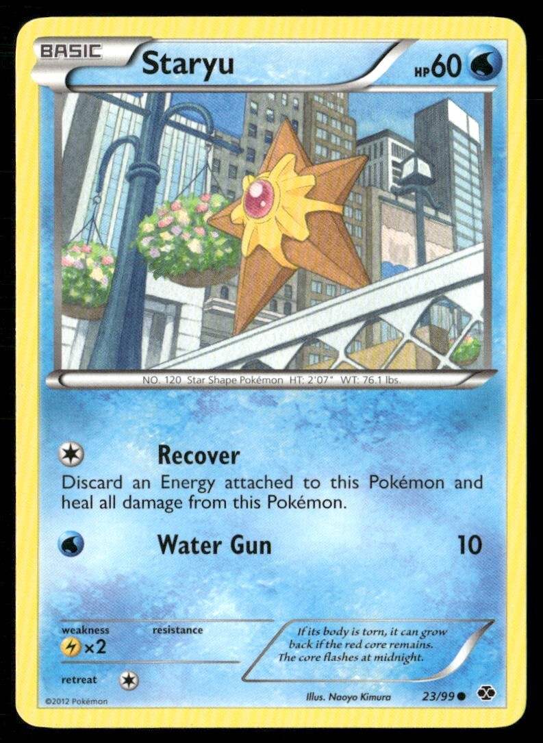 2012 Next Destinies Set Pokemon Card 023  Staryu LP