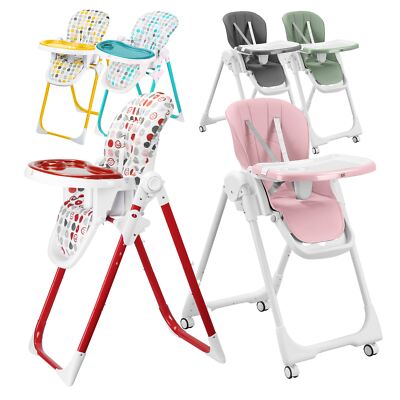 Baby Vivo Seggiolone Bimbo Bimba Pappa Reclinabile Regolabile