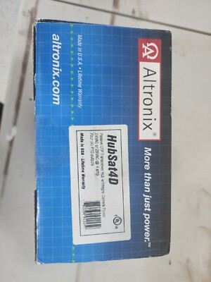 Altronix HubSat4D Passive UTP Transceiver Hub w/Integral Camera Power