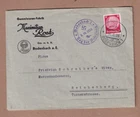 Germany Scott# 422 October 3 1938 Bodenbach First Day of Occupation cover