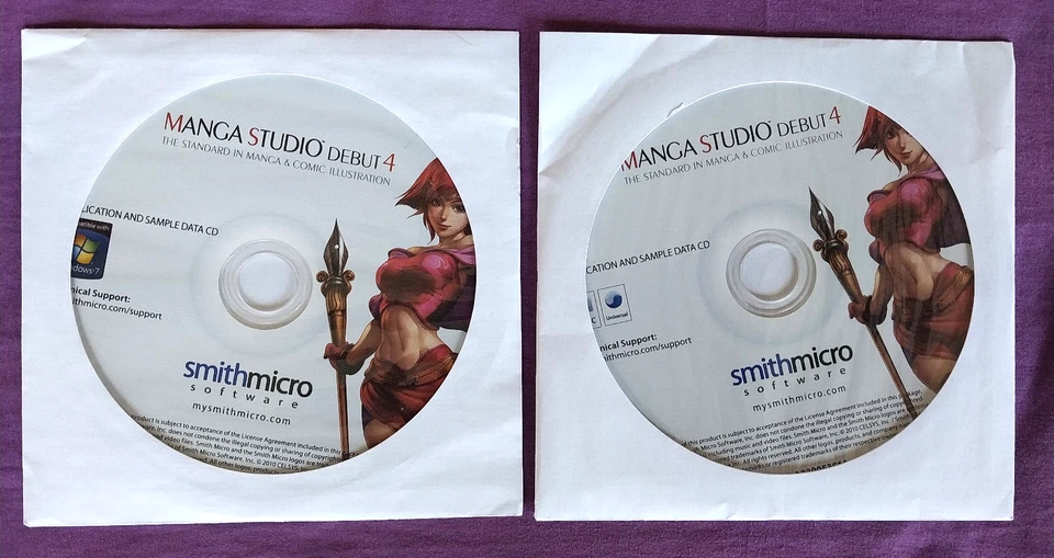 Manga Studio Debut 4 DISCS ONLY Anime Comic Graphic Novel Cartoon Creator Vista - Image 3 of 4