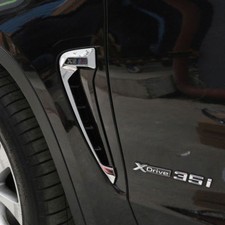 For 2014-18 BMW F15 X5 Side Marker Fender Air wing Vent Trim XDrive