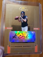 2005 Donruss Classics /75 Kyle Orton #224 Rookie Auto RC + Free Bonus Card 22/75