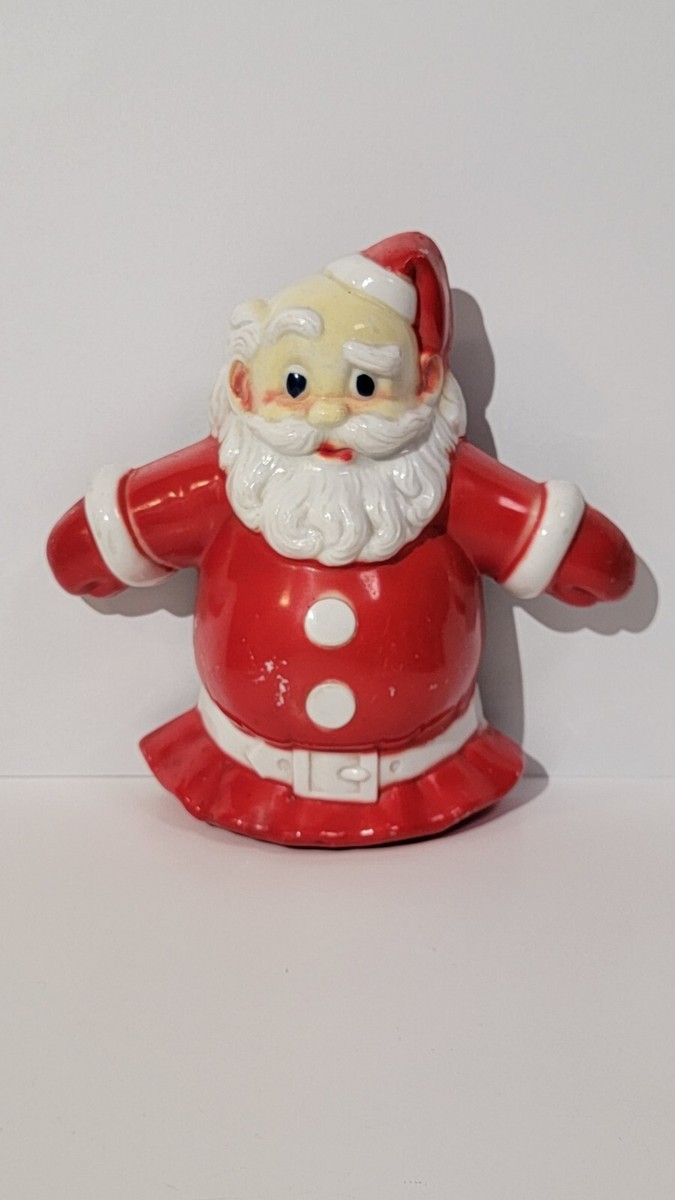 VINTAGE GLOLITE ILLUMINATED SANTA-GLO TREE TOPPER WALL/MANTLE | eBay