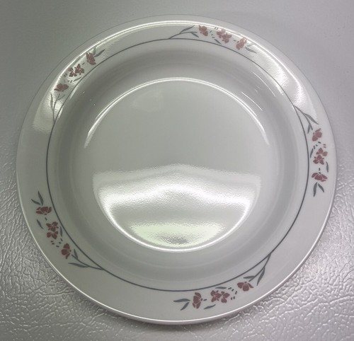 11 Corelle SILK BLOSSOMS Flat Rim SOUP BOWL + 2 Oval Platts + 7 Bread Plates Lot - Picture 12 of 21