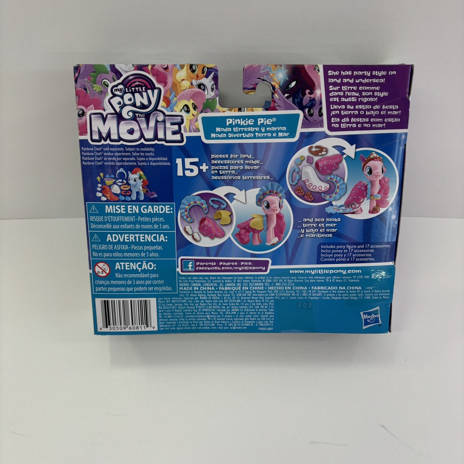 My Little Pony The Movie Pinkie Pie Land & Sea Fashion Styles