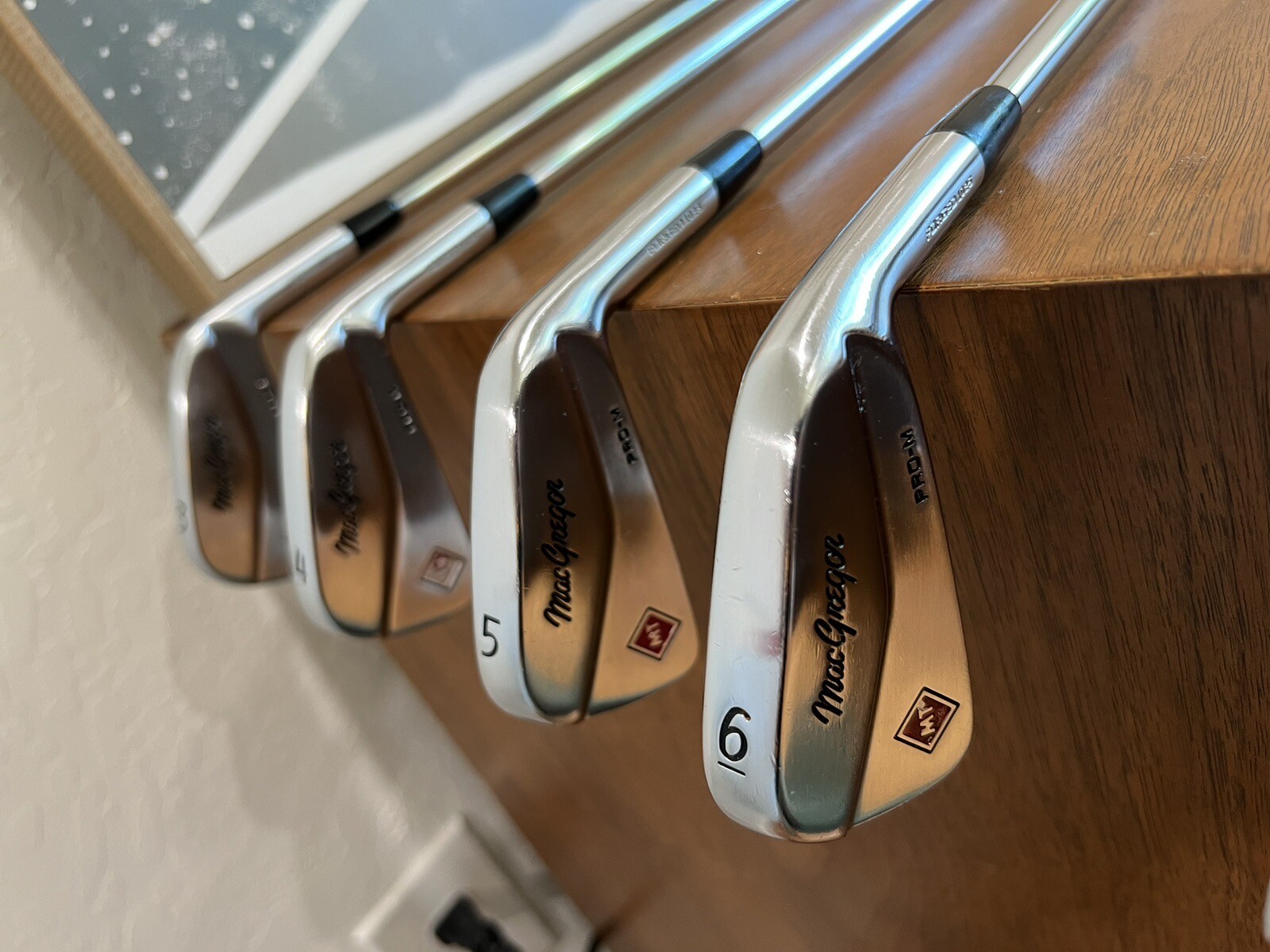 MacGregor MT ProM Blade irons 3PW Stiff Dg S300 New Grips Great