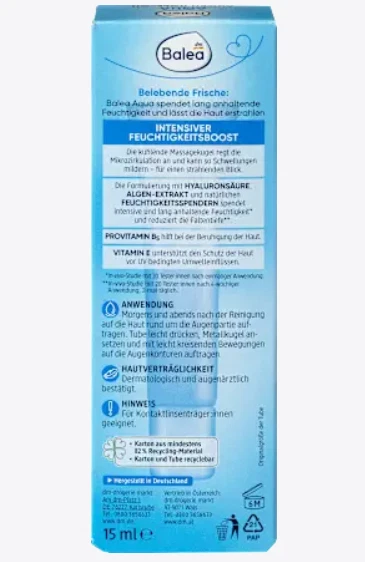 Crema hidratante para ojos Aqua roll-on Foto 3 de 3