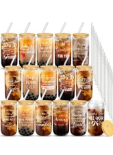 Lemosae 16 Set Thank You Gifts Glass