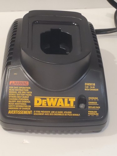 DEWALT 7.2V To 14.4V Genuine DW9118 Battery Charger ,OEM