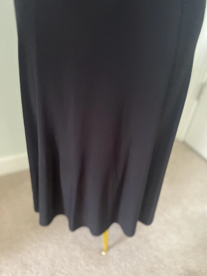 Lauren Ralph Lauren Women’s XL Black Faux Wrap Knee Length Dress Ladies - Image 4 of 4