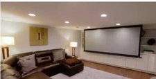 Screen Innovations 127 Inch 2:35 Projector Screen (Flush Mount Motorized)