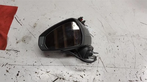 2015 2016 2017 2018, Audi A3, Left Side View Mirror Manual Folding, Black, OEM