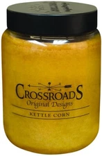 Crossroads Kettle Corn Scented 2-Wick Candle 26 Ounce