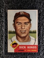 1953 Topps Baseball #232 Dick Kokos EX