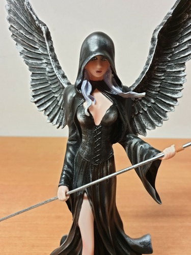 ANGELO BLACK ANGEL FAIRY FEES ELFEN ENGEL NERO CON FALCE PICCOLO NO LES ALPES - Picture 7 of 7