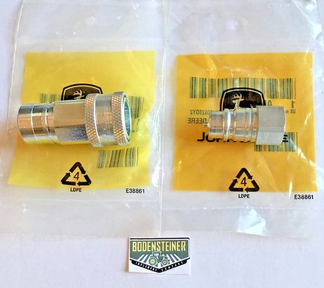 John Deere OEM Hydraulic Coupler Kit Am102487 Am102420 eBay