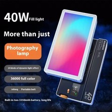 Mamen 40W RGB Full Color Led Video Light Lamp CTT 2500K-9000K Camera Fill Light
