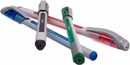 Platignum S-Tixx Ballpoint Pen Ergonomic Hybrid Ink Ventilated Cap Smudge Free - Picture 2 of 8